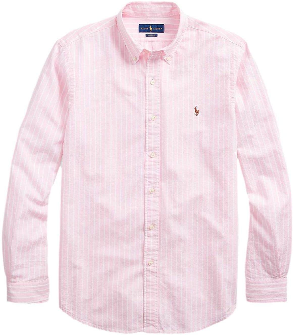 Ralph Lauren Mens Logo Button-Down Dress Shirt