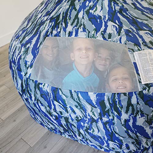 The Original AirFort Build A Fort in 30 Seconds, Inflatable Fort for Kids (Ocean Camo)