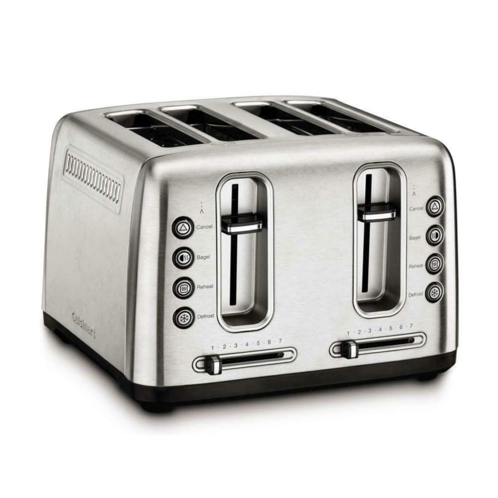 Cuisinart RBT-4900PCFR Stainless Steel 4-Slice Toaster (Renewed) - JOY2ESpree