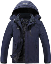 
                        
                          Load image into Gallery viewer, MOERDENG Men's Waterproof Ski Jacket Warm Winter Snow Coat Mountain Windbreaker Hooded Raincoat Snowboarding Jackets
                        
                      