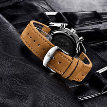 
                        
                          Muat gambar ke penampil Galeri, BENYAR Chronograph Mens Watch Quartz Movement 30M Waterproof | Leather Watch Strap
                        
                      
