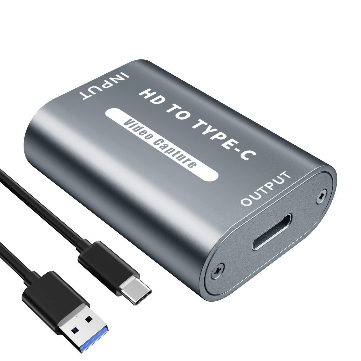 PWAYTEK Capture Card, Record HDMI Audio Video 1080p 30fps - JOY2ESpree