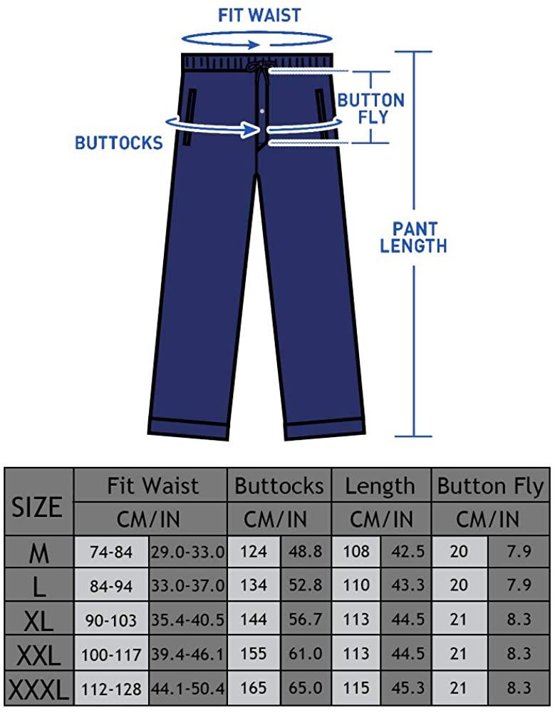 Bintangor Men's Sleep Pajama Pants 100% Cotton Knit Elastic Waistband Lounge Wear Long