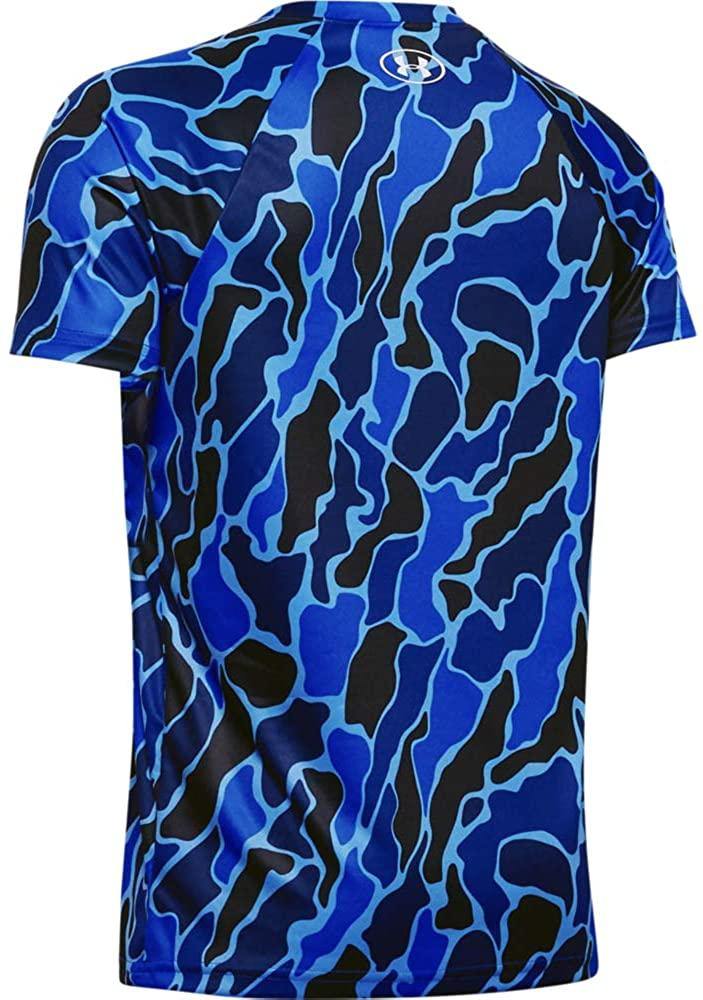 Under Armour Boys' Tech Big Logo Printed Short Sleeve Gym T-Shirt