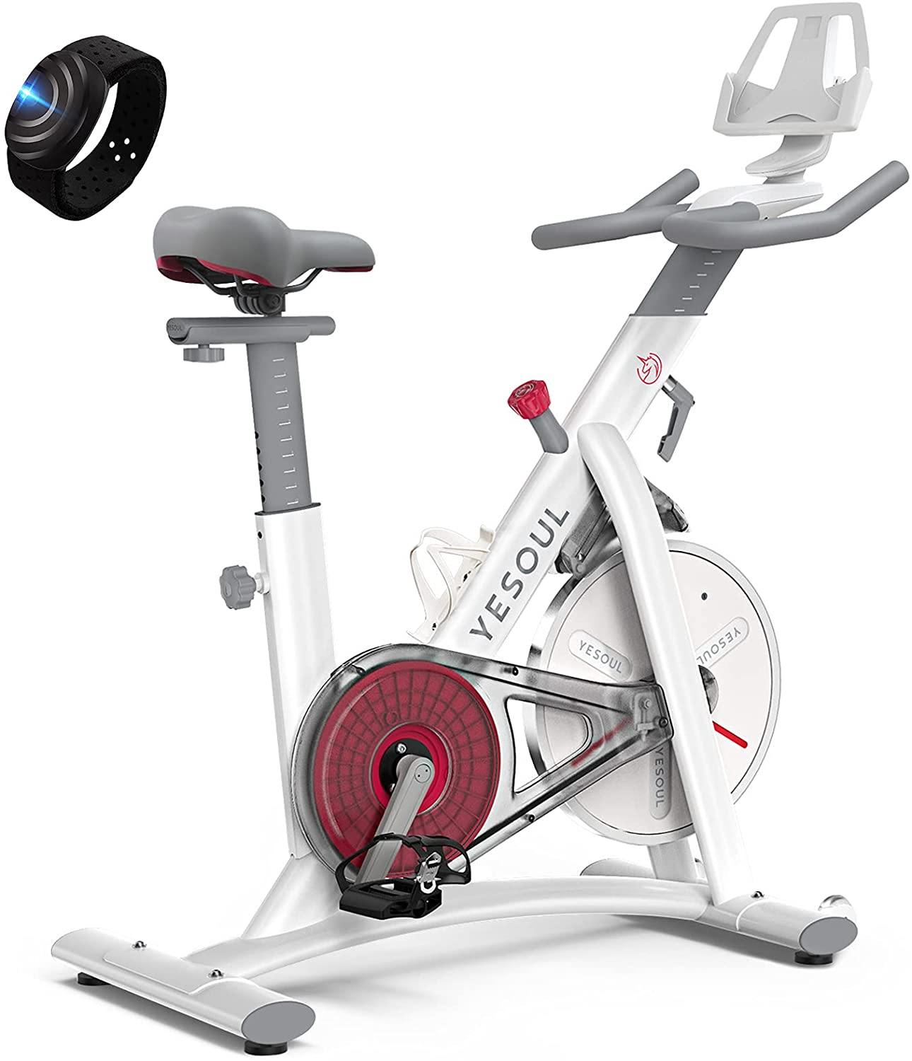YESOUL Smart Connect Exercise Spin Bike Stationary with Bluetooth Armband - JOY2ESpree