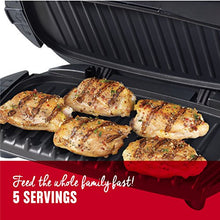 
                        
                          गैलरी व्यूवर में इमेज लोड करें, George Foreman 5-Serving Removable Plate Electric Indoor Grill and Panini Press, Black, GRP0004B - JOY2ESpree
                        
                      