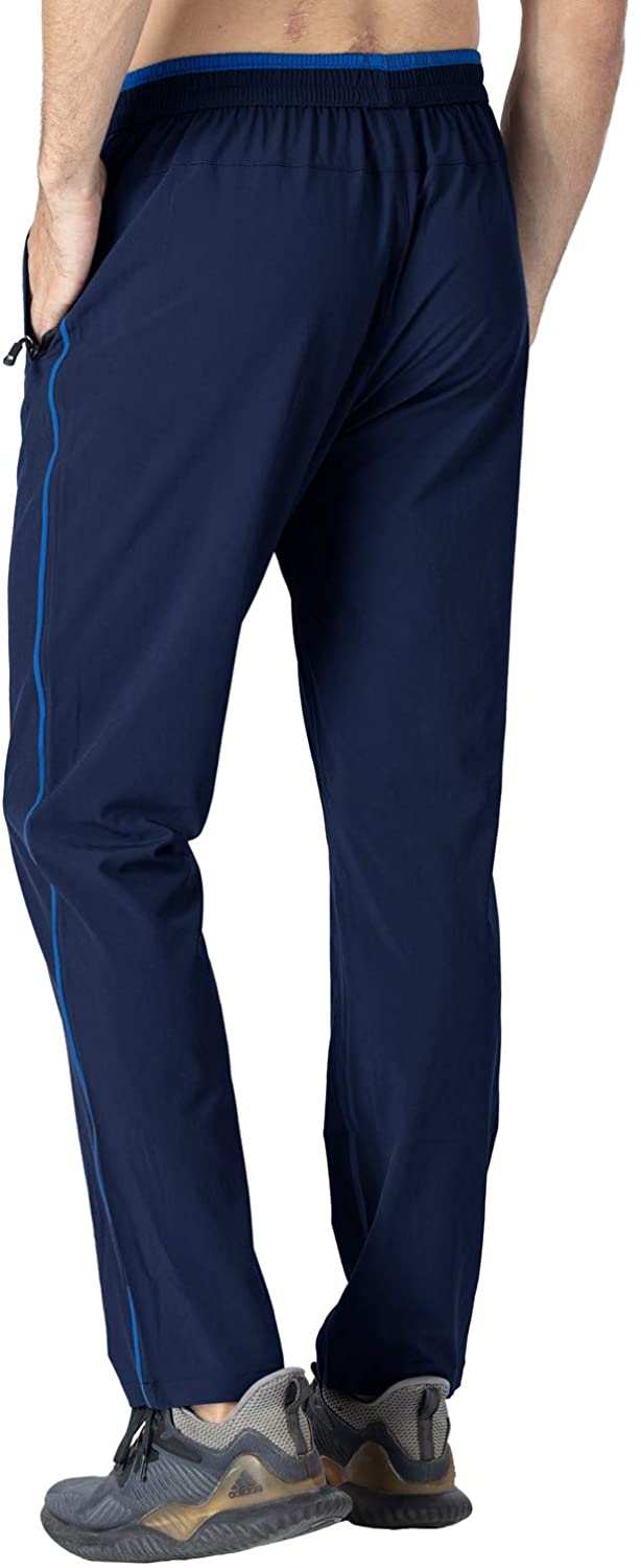 Rdruko Men's Jogger Casual Pants Lightweight Breathable Quick Dry Hiking Running Outdoor Sports Pants