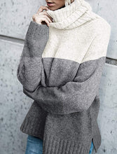 
                        
                          Muat gambar ke penampil Galeri, FISACE Womens Solid Round Neck Oversized Turtleneck Full Sleeve Knitted Sweater Pullover
                        
                      