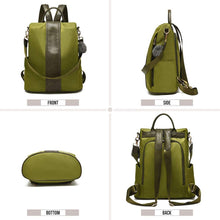 
                        
                          Load image into Gallery viewer, Women Backpack Purse Waterproof Nylon Anti-theft Rucksack Lightweight Shoulder Bag
                        
                      
