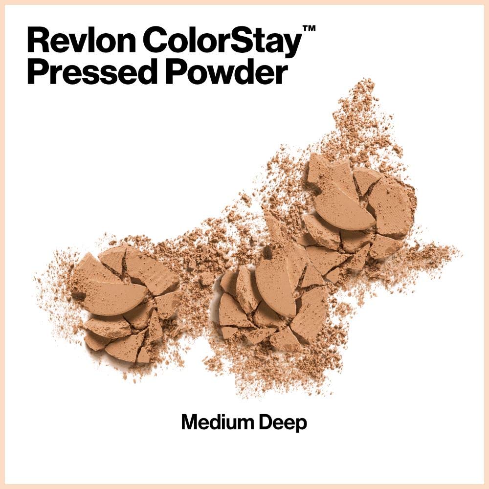 Revlon ColorStay Pressed Powder, Longwearing Oil Free, Fragrance Free, Noncomedogenic Face Makeup, Fair (810)