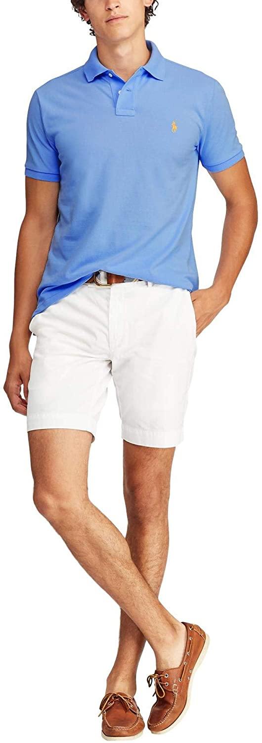 Polo RL Men's Custom Slim Fit Mesh Pony Shirt