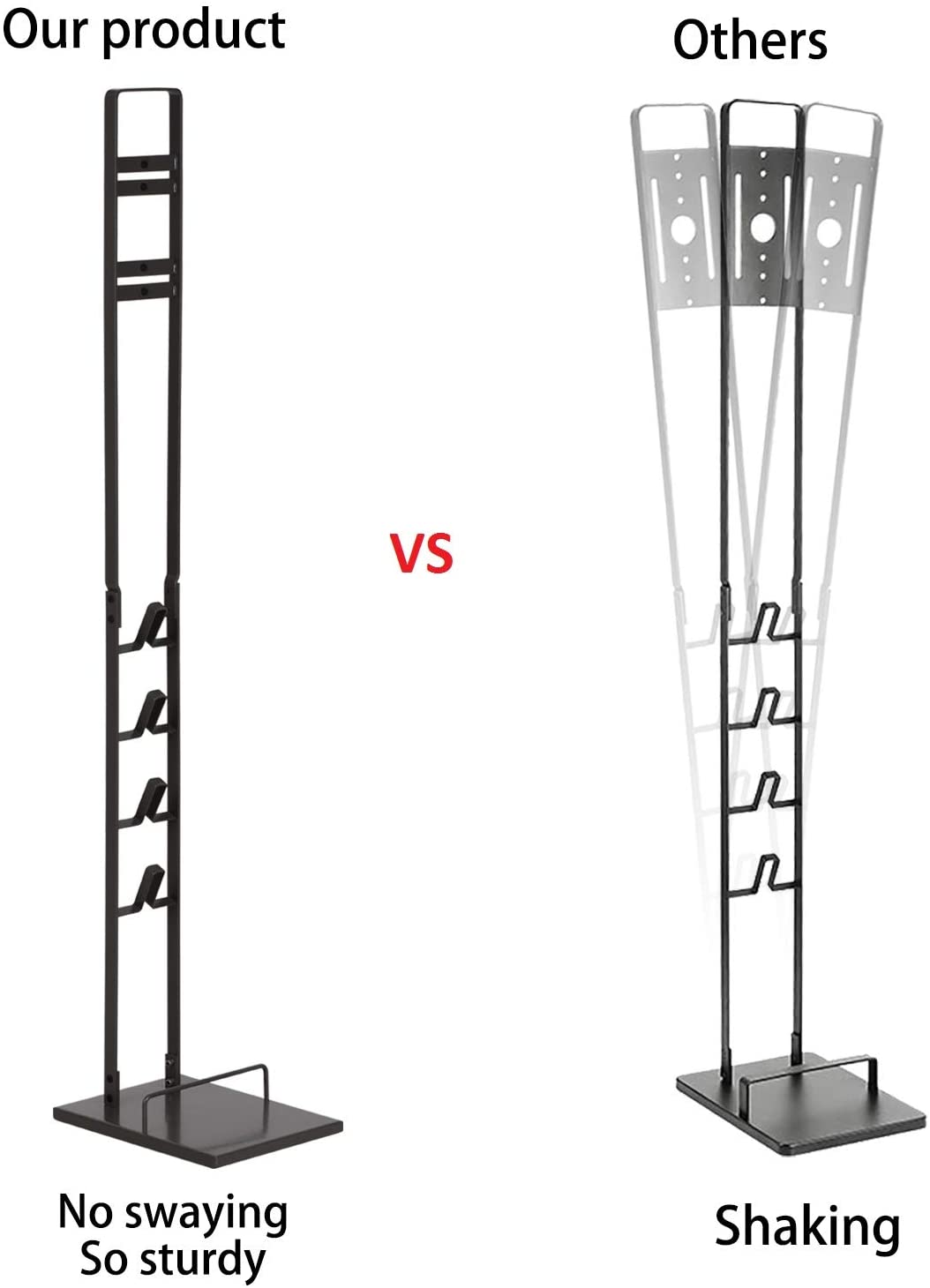 Tolhoom Storage Stand Dock Docking Station for Dyson V11 V10 V8 V7 V6 Cordless Stick Vacuum Cleaner, Stable Metal Storage Bracket Organizer Rack - JOY2ESpree
