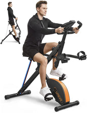 
                        
                          Muat gambar ke penampil Galeri, UREVO Stationary Exercise Bike Foldable 3 in 1 Magnetic Upright Bike Indoor Cycling Bike Squat Machine Row - JOY2ESpree
                        
                      