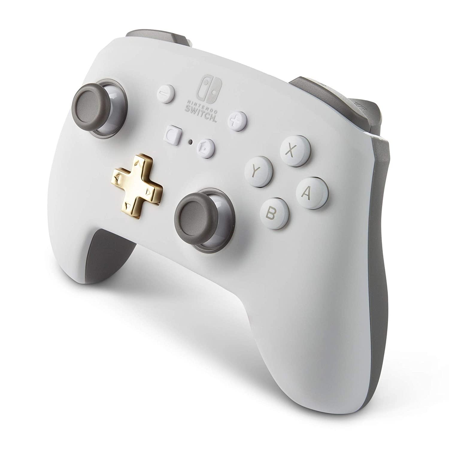 PowerA Enhanced Wireless Controller for Nintendo Switch - Waluigi, Nintendo Switch Lite, Gamepad, game controller, Bluetooth controller, rechargeable - JOY2ESpree