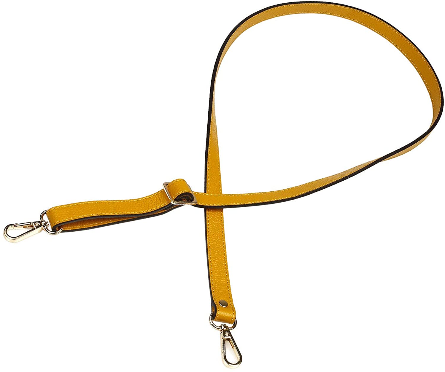 VanEnjoy Full Grain Leather Adjustable Replacement Strap for Crossbody Bag Purse, 26-51"Long 0.71"Wide