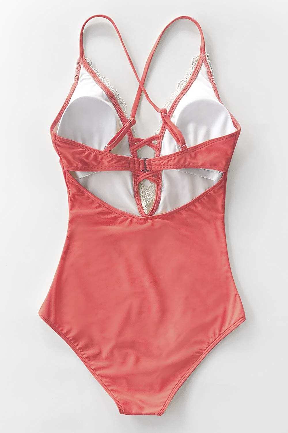 CUPSHE Fashion Women's Ladies Vintage Lace Bikini Sets Beach Swimwear Bathing Suit