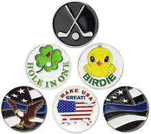 
                        
                          將圖片載入圖庫檢視器 GOLTERS Golf Ball Markers Golf Markers Golf Gifts Clips Pack of 6 - JOY2ESpree
                        
                      