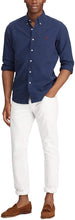
                        
                          Load image into Gallery viewer, Ralph Lauren Mens Logo Button-Down Dress Shirt
                        
                      