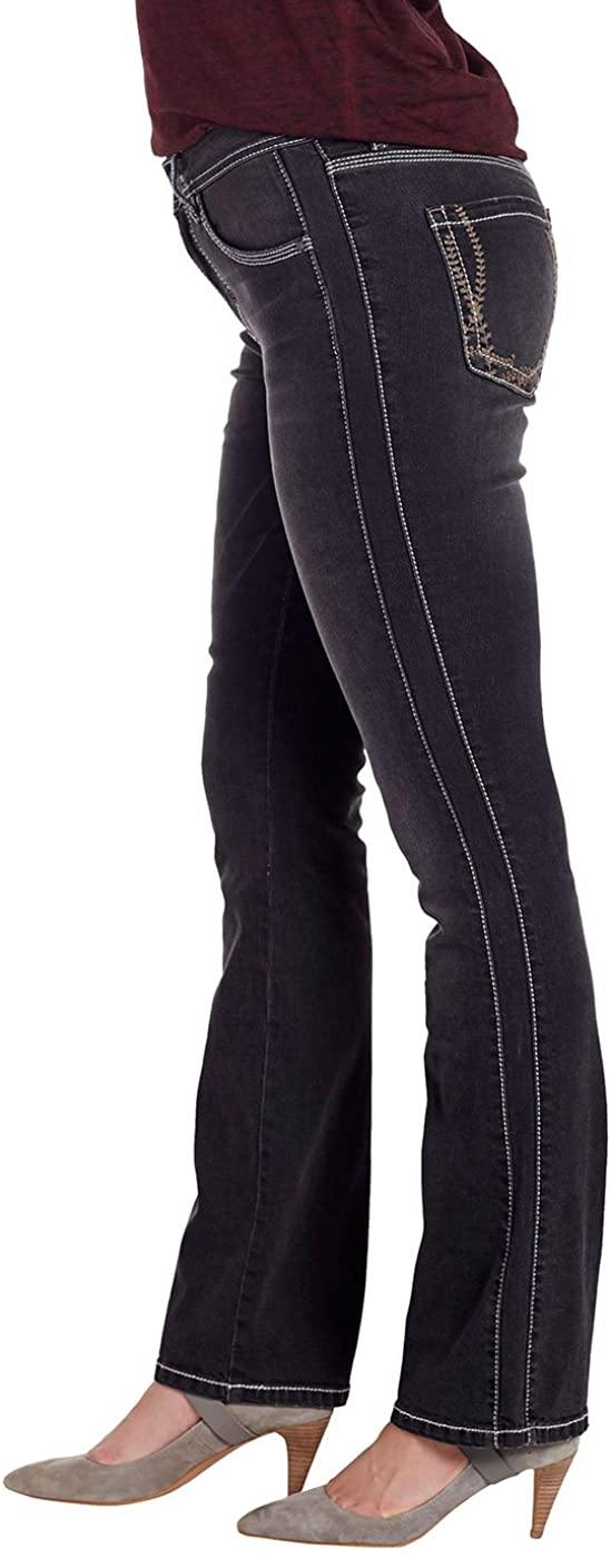 Jag Jeans Women's Bianca Boot Jean in Platinum Denim-Grey-dup