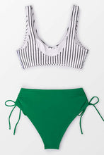 
                        
                          Load image into Gallery viewer, CUPSHE Women's Bikini Swimsuit Floral Print Lace Up Two Piece Bathing Suit
                        
                      