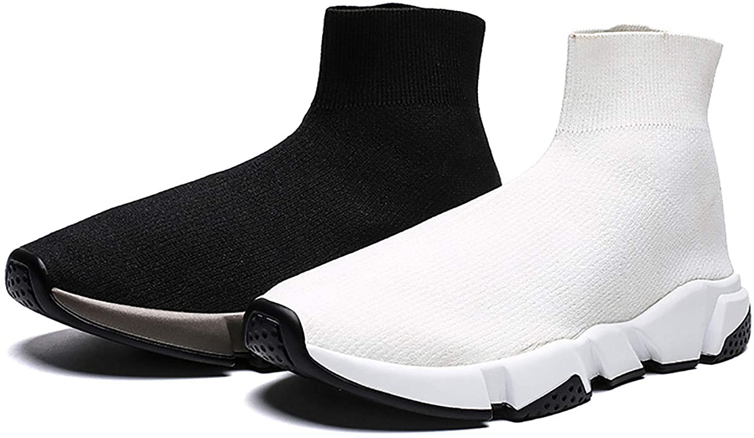 Mevlzz Mens Casual Athletic Sneakers Knit Running Shoes Tennis Shoe for Men Walking Baseball Jogging