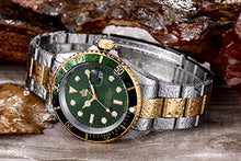 
                        
                          Cargar imagen en el visor de la galería, Mens Luxury Watches Ceramic Bezel Sapphire Glass Luminous Quartz Silver Gold Two Tone Stainless Steel Watch
                        
                      