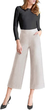 
                        
                          將圖片載入圖庫檢視器 Tsful High Waisted Wide Leg Pants for Women Summer Business Casual Crop Dress Pants Stretch Pull On Capris
                        
                      