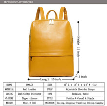 
                        
                          画像をギャラリービューアに読み込む, Coolcy Hot Style Women Real Genuine Leather Backpack Fashion Bag
                        
                      