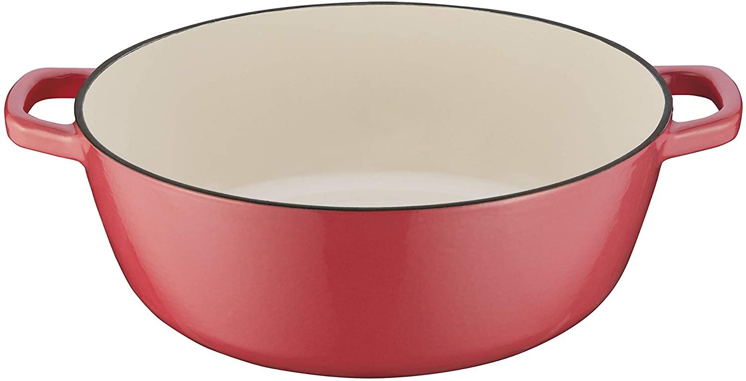 Cuisinart Cast Iron Casserole, Terracotta Orange, 5.5 Quart - JOY2ESpree