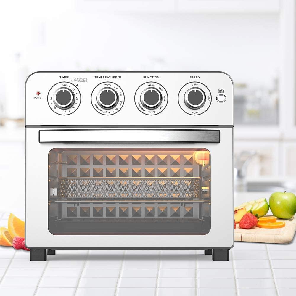 Air Fryer Toaster Oven Combo 8-in-1 Countertop Rotisserie & Dehydrator - JOY2ESpree