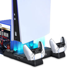 
                        
                          將圖片載入圖庫檢視器 VOYEE Vertical Stand with Suction Cooling System/Dual Controller Charger Station/11 Game Slots Compatible - JOY2ESpree
                        
                      
