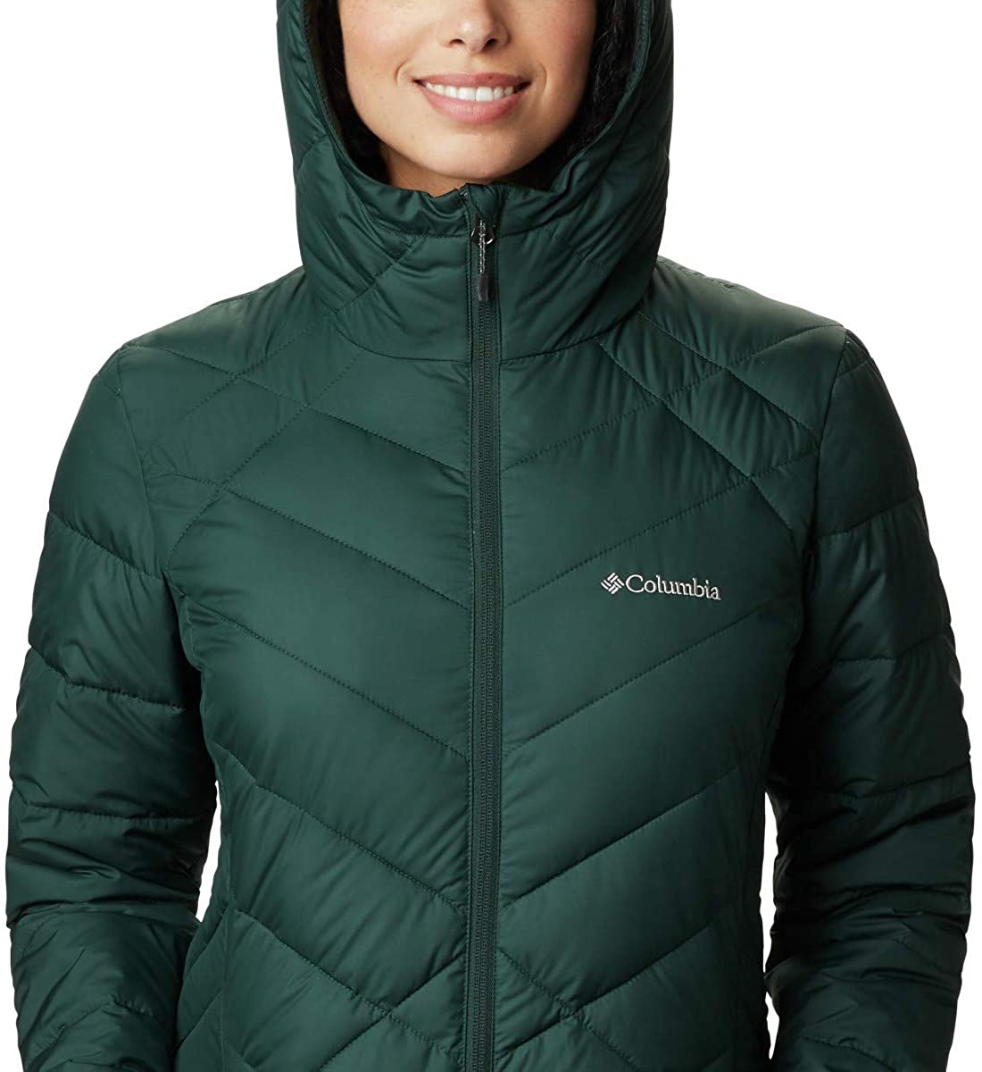 Columbia Womens Heavenly Long Hooded Jacket