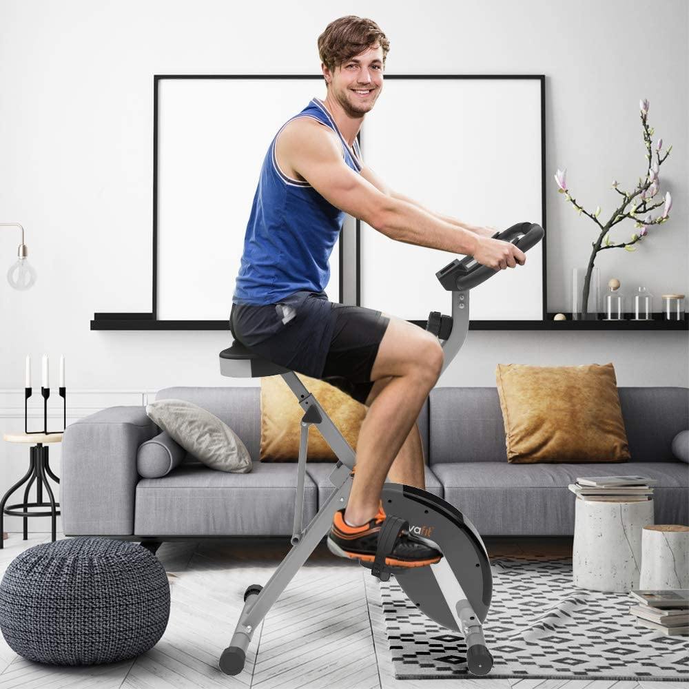 ATIVAFIT Indoor Cycling Bike Folding Magnetic Upright Bike Stationary Bike Recumbent Exercise Bike - JOY2ESpree
