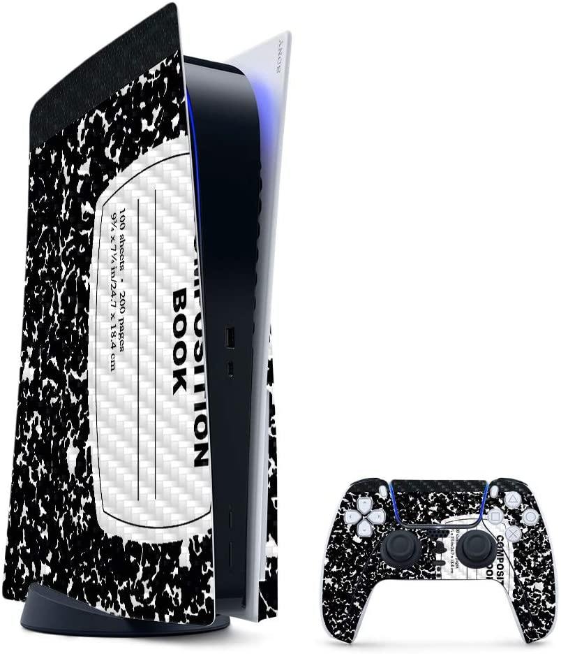MightySkins Carbon Fiber Skin Compatible with PS5 / Playstation 5 Digital Edition Bundle - JOY2ESpree