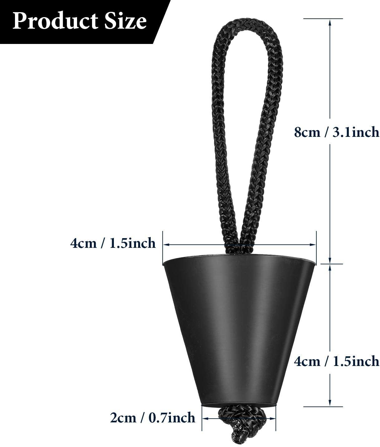 12 Packs Universal Kayak Scupper Plug Kit for Native Kayaks Hobie Kayaks Wilderness Systems Kayaks Perception Kayaks and More