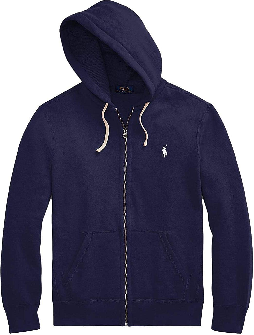 Ralph Lauren Polo Classic Full-Zip Fleece Hooded Sweatshirt