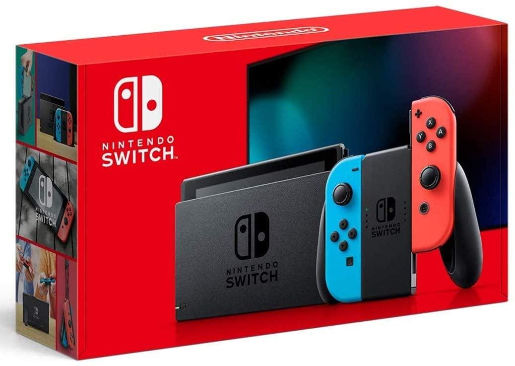Nintendo Switch Bundle w/Game & Case: Nintendo Switch Animal Crossing New Horizons Edition 32GB Console - JOY2ESpree
