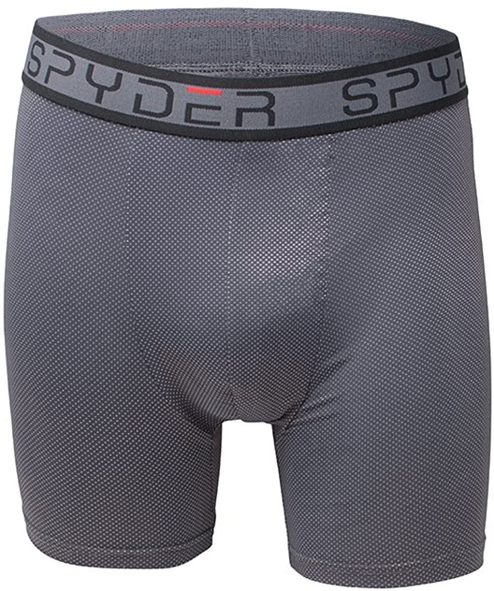 Spyder Performance Mesh Mens Boxer Briefs Sports Underwear 3 Pack for Men