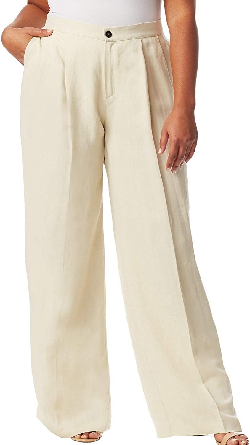 Marina Rinaldi Women's Recinto Wide Leg Pants, Yellow - JOY2ESpree