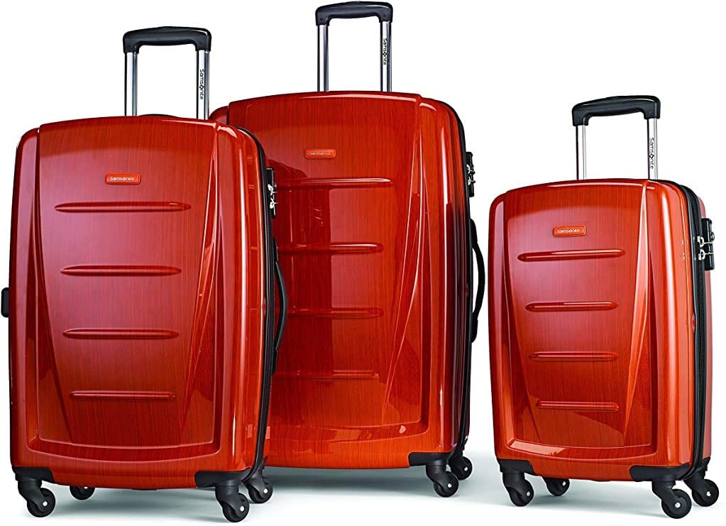 Samsonite Winfield 2 Hardside Expandable Luggage with Spinner Wheels, Charcoal, Checked-Large 28-Inch