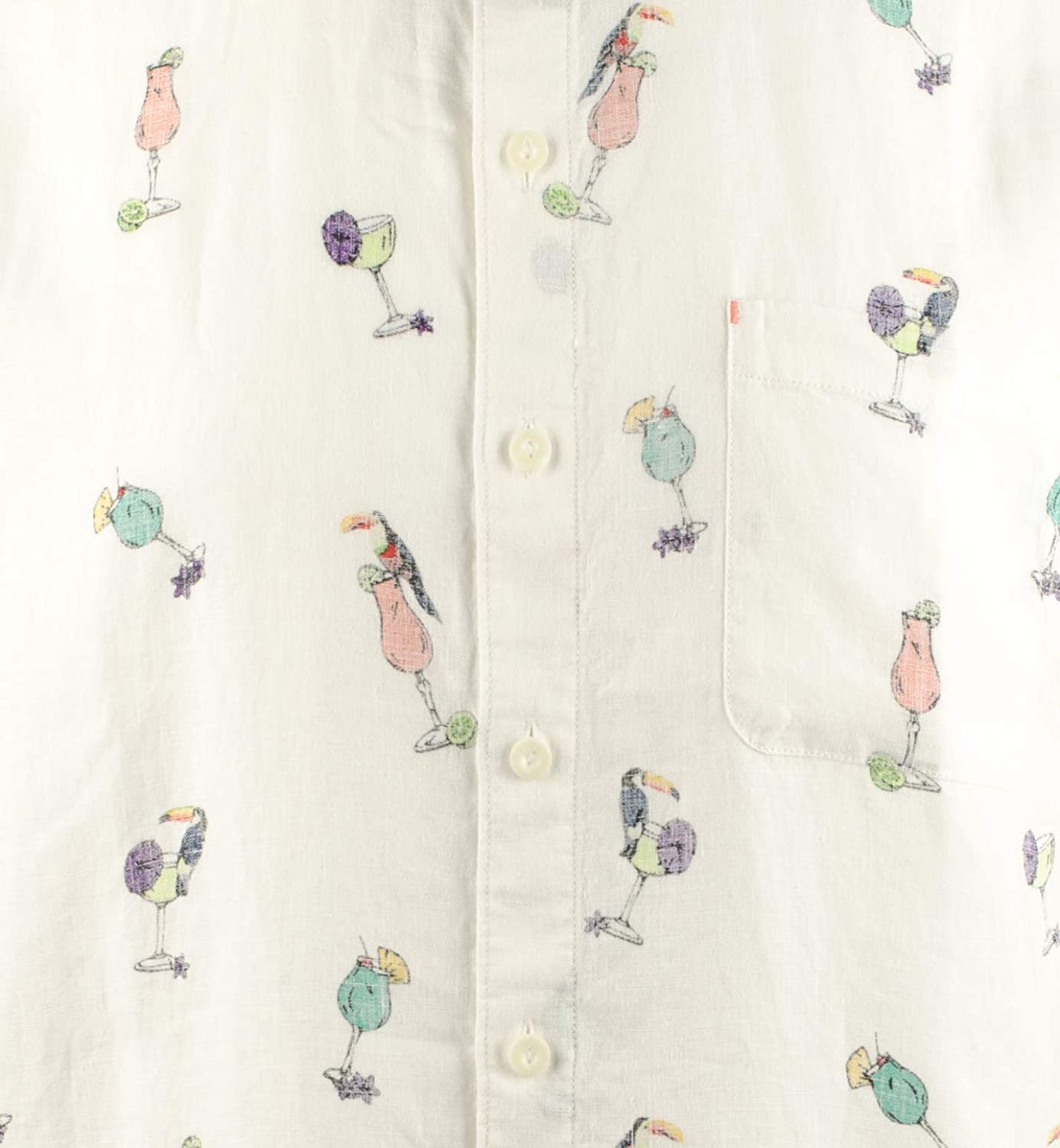 Tommy Bahama Toucan Tini Linen Camp Shirt