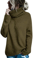
                        
                          Muat gambar ke penampil Galeri, FISACE Womens Solid Round Neck Oversized Turtleneck Full Sleeve Knitted Sweater Pullover
                        
                      