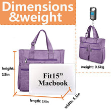 
                        
                          將圖片載入圖庫檢視器 Canvas Tote Bag Waterproof Nylon Multi Pocket Shoulder Bags Laptop Work Bag Teacher Purse and Handbags for Women &amp; Men
                        
                      