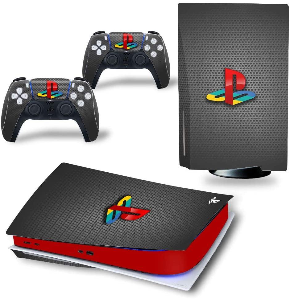 Decals Cover Whole Body Skin Protector for PS5 Playstation 5 Console Wrap Sticker Skin with 2 Wireless DualSense Controller Decal - JOY2ESpree