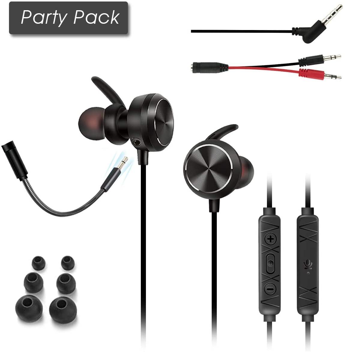 Dual Microphones Gaming Headphones with Siri Wake-up Noise Cancelling Stereo Bass Headphones for Mobile Gaming - JOY2ESpree