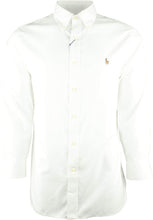 
                        
                          Load image into Gallery viewer, Ralph Lauren Mens Logo Button-Down Dress Shirt
                        
                      