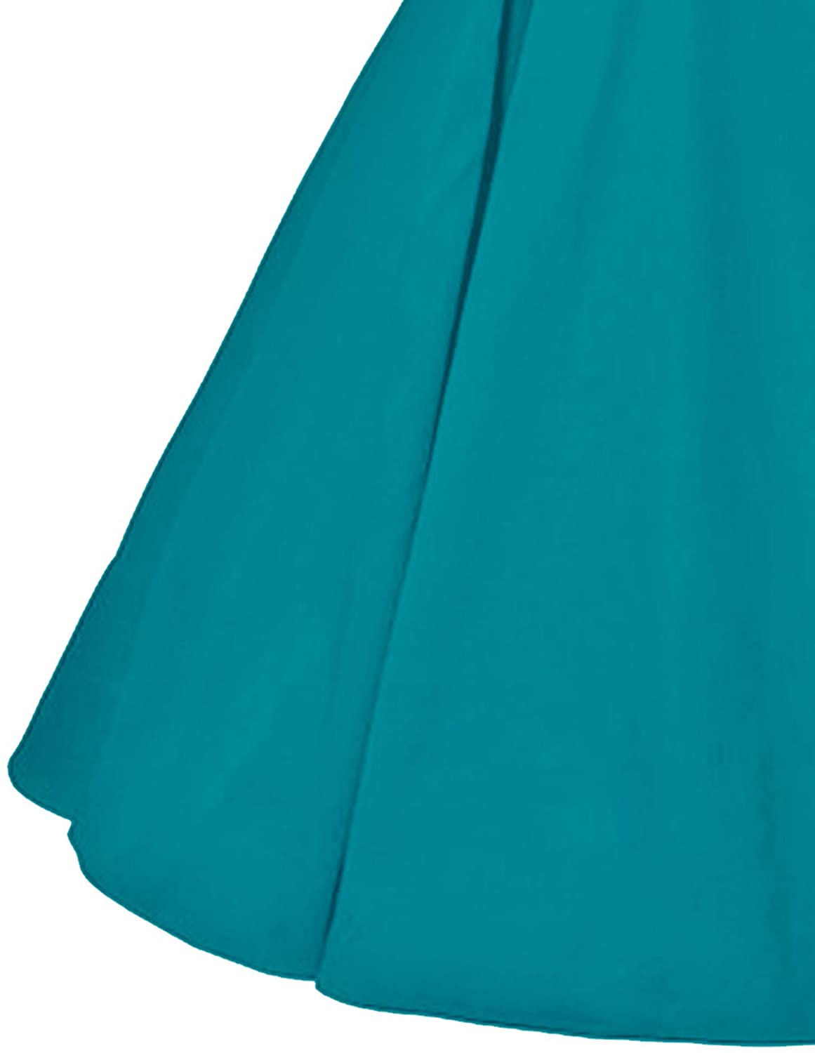 GownTown Women's 1950s V-Neck Bowknot Swing Cocktail Dress