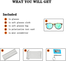 
                        
                          Muat gambar ke penampil Galeri, SUNGVG Polarized Sunglasses for Women Classic Round Retro Sun Glasses - JOY2ESpree
                        
                      