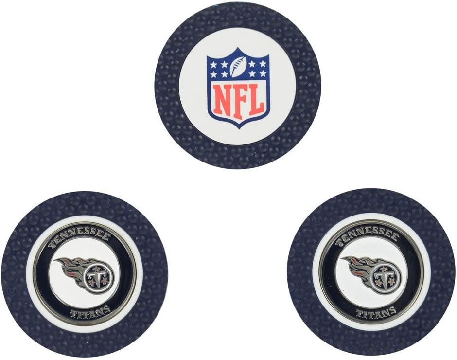 Team Golf NFL Golf Chip Ball Markers (3 Count), Poker Chip Size with Pop Out Smaller Double-Sided Enamel Markers - JOY2ESpree