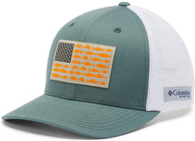 
                        
                          Muat gambar ke penampil Galeri, Columbia Unisex-Adult PFG Mesh Fish Flag Ball Cap
                        
                      